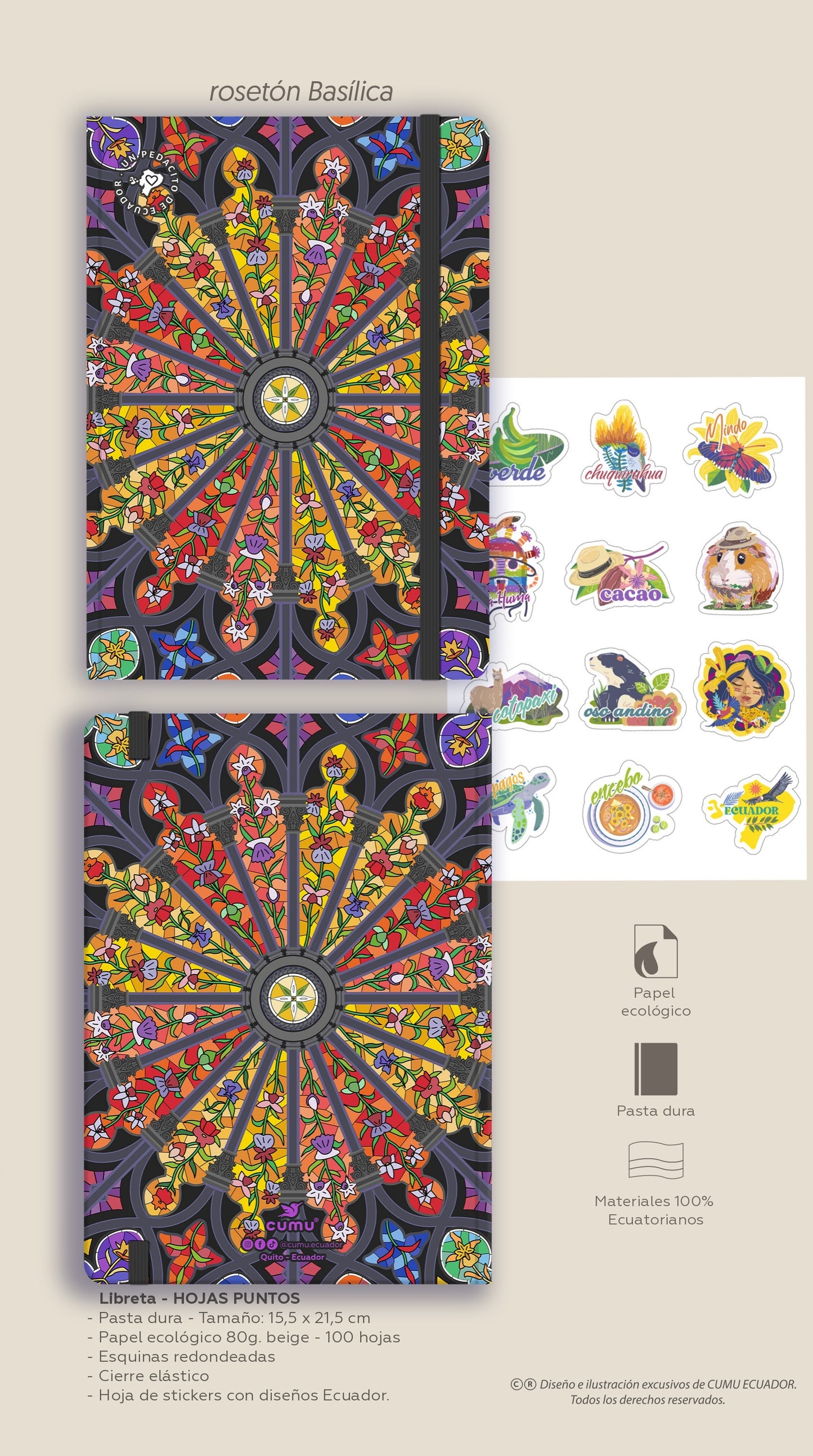 Libreta "Rosetón Basílica"